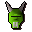 Lime h'ween mask.png: Halloween box drops Lime h'ween mask with rarity Rare in quantity 1