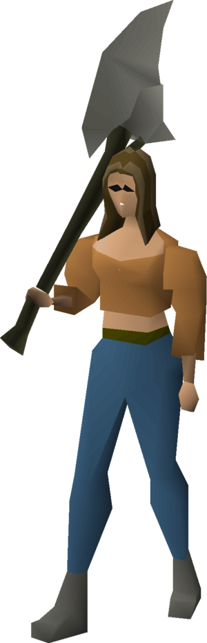 Dharok's greataxe equipped female.png