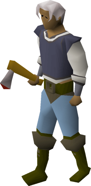 Steel axe equipped.png